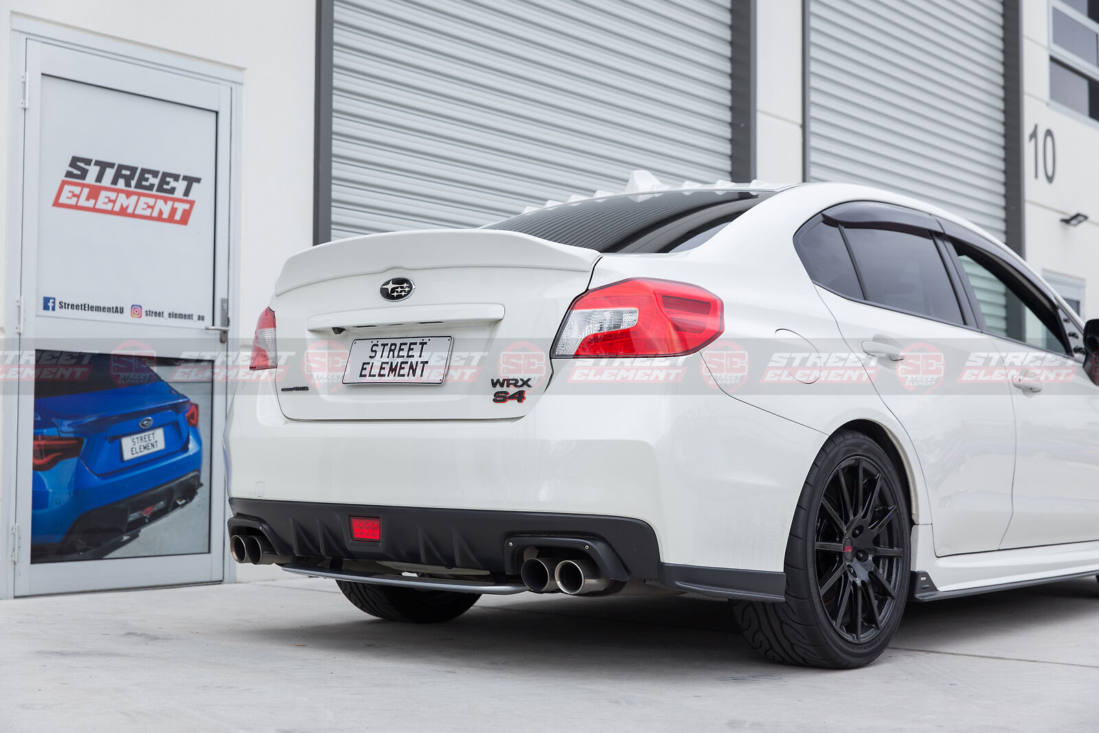 Rexpeed Style Duckbill Trunk Spoiler For 2015-2020 Subaru WRX/STI (WHITE K1X)