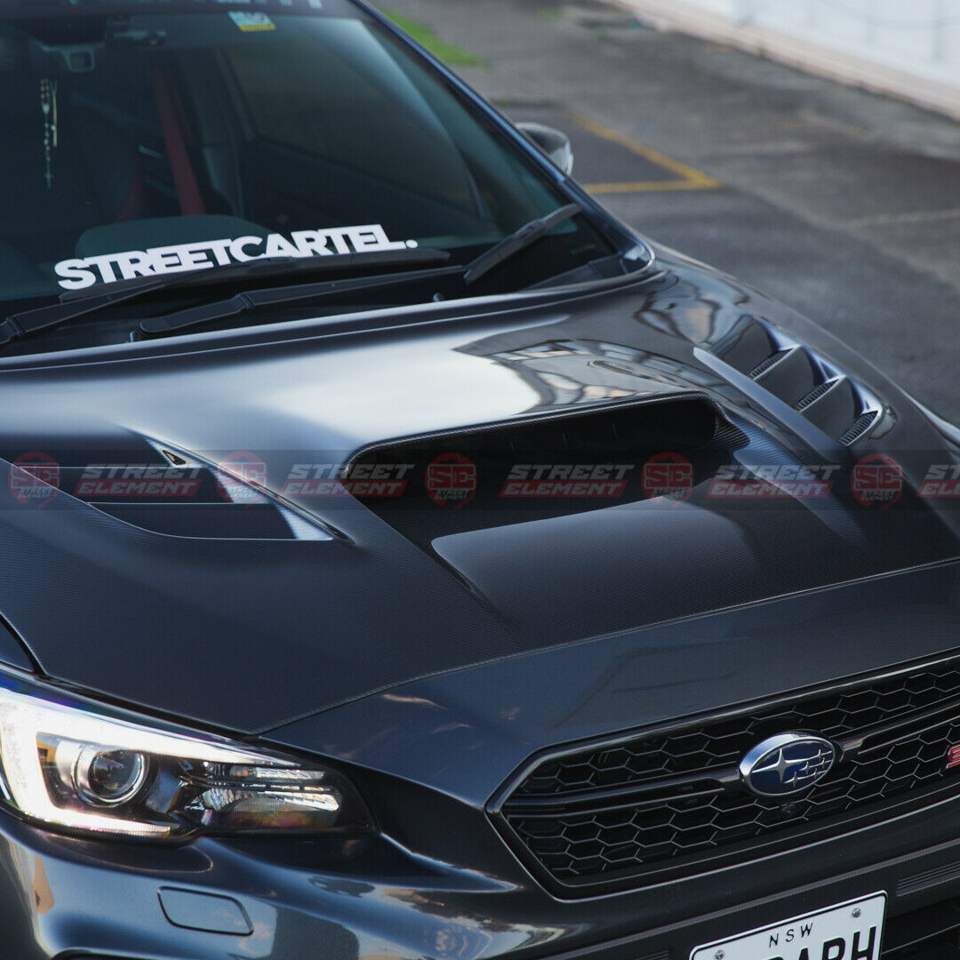 VRS-1 Style Cooling Bonnet/Hood For 2014-2021 Subaru WRX/STI V1 (FORGED CARBON)