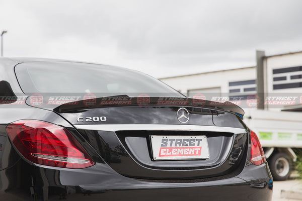 V1 Style Spoiler For 2015-2020 Mercedes-Benz W205 C-Class Sedan (CARBON FIBRE)