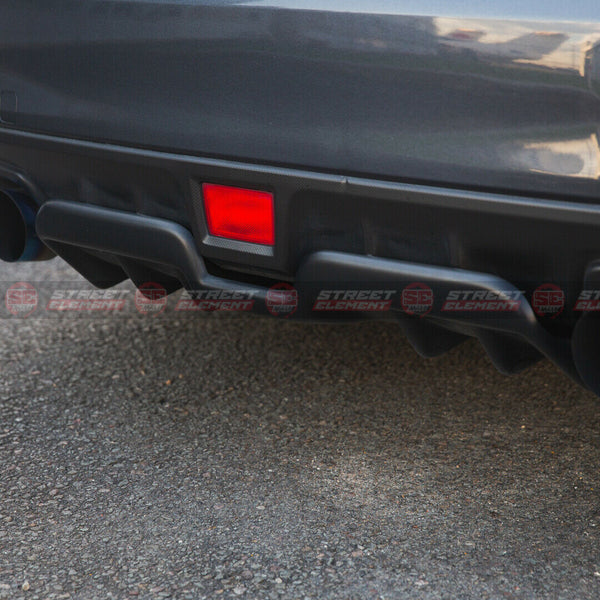 HT Style Rear Under Diffuser For 2014-2021 Subaru WRX/STI V1 (UNPAINTED)