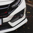 M-P Style Front Bumper Lip For 2017-2020 Honda Civic Type R FK8 (MATTE BLACK)