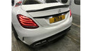 M-Benz C-Class W205/C63S PSM Dynamic Style Carbon Fibre Rear Bumper Diffuser