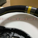DMK Steering Wheel For 2019-2021 Toyota Supra GR (SUEDE/SUEDE/YELLOW STITCHING)