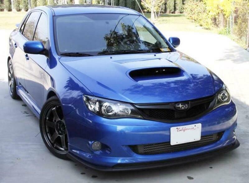 CS1 Style Front Lip For 2008-2013 Subaru Impreza WRX G3 NARROWBODY (UNPAINTED)