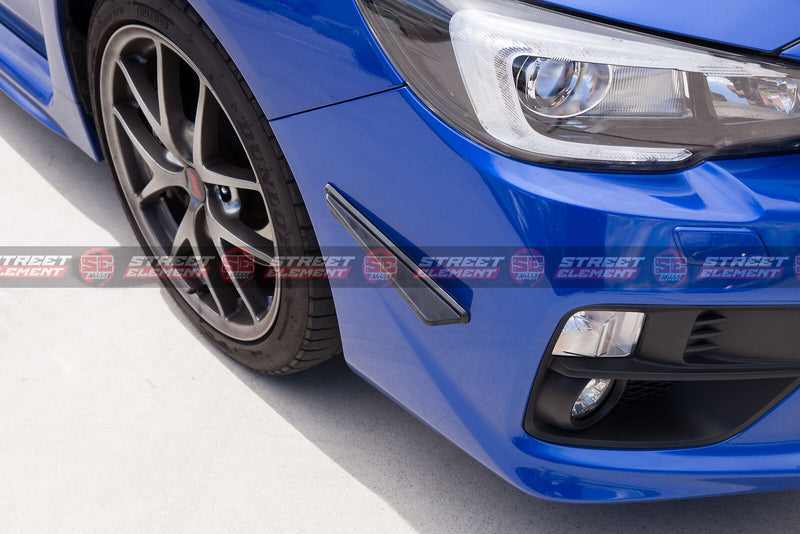 D1 Style Front Canards For 2014-2020 Subaru WRX/STI & Levorg V1 (CARBON FIBRE)