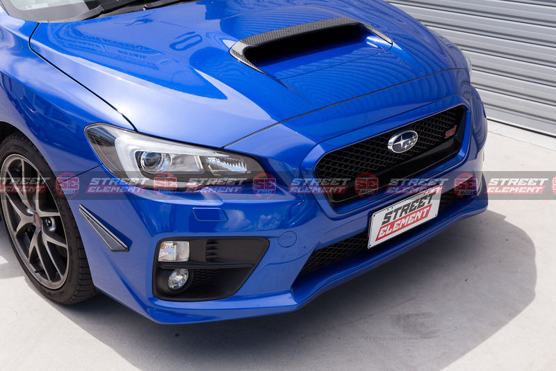 D1 Style Front Canards For 2014-2020 Subaru WRX/STI & Levorg V1 (GLOSS BLACK)