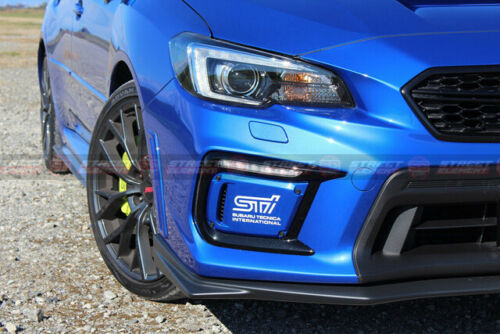 Delta Speed Style Fog Bezel Covers & Decals For MY18-19 Subaru STI