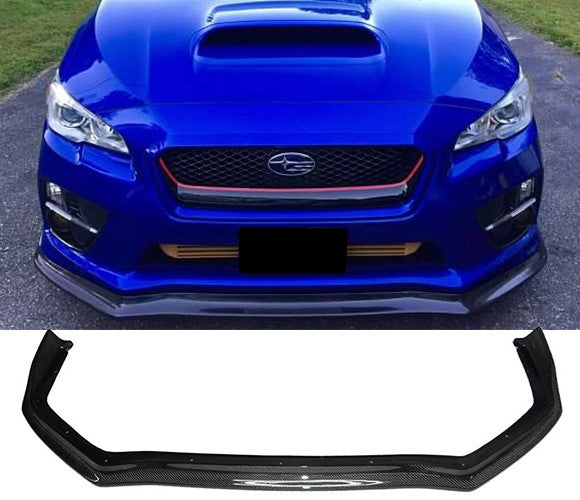 CS Type-1 Style PU Front Bumper Lip For MY15-20 Subaru WRX/STI