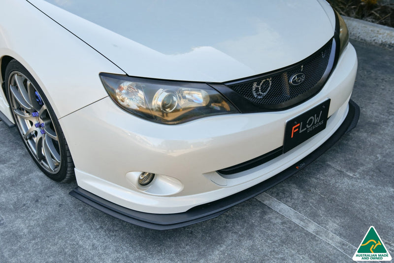 Impreza WRX/RS G3 Hatch PFL Front Lip Splitter & Mounting Brace