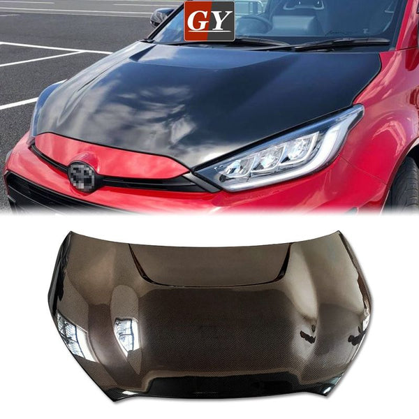 STREET ELEMENT TYPE-M Style Cooling Bonnet/Hood For 2020+ Toyota GR Yaris [Carbon Fibre]