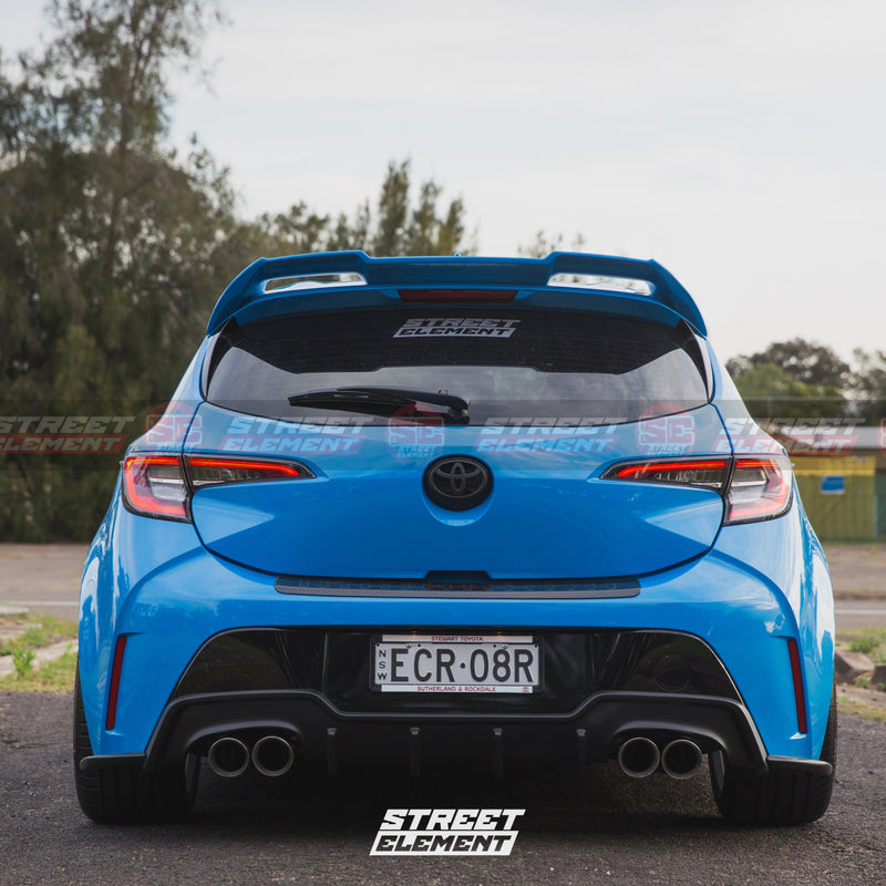 STREET ELEMENT TOM'S Style Rear Under Diffuser For 2018-2021 Toyota Corolla E210 [Paint Matched]