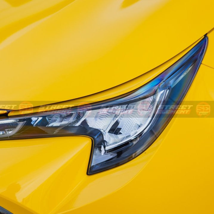 STREET ELEMENT V1 Style Headlight Covers/Eyelids For 2018+ Toyota Corolla E210 / GR GTS [Paint Matched]