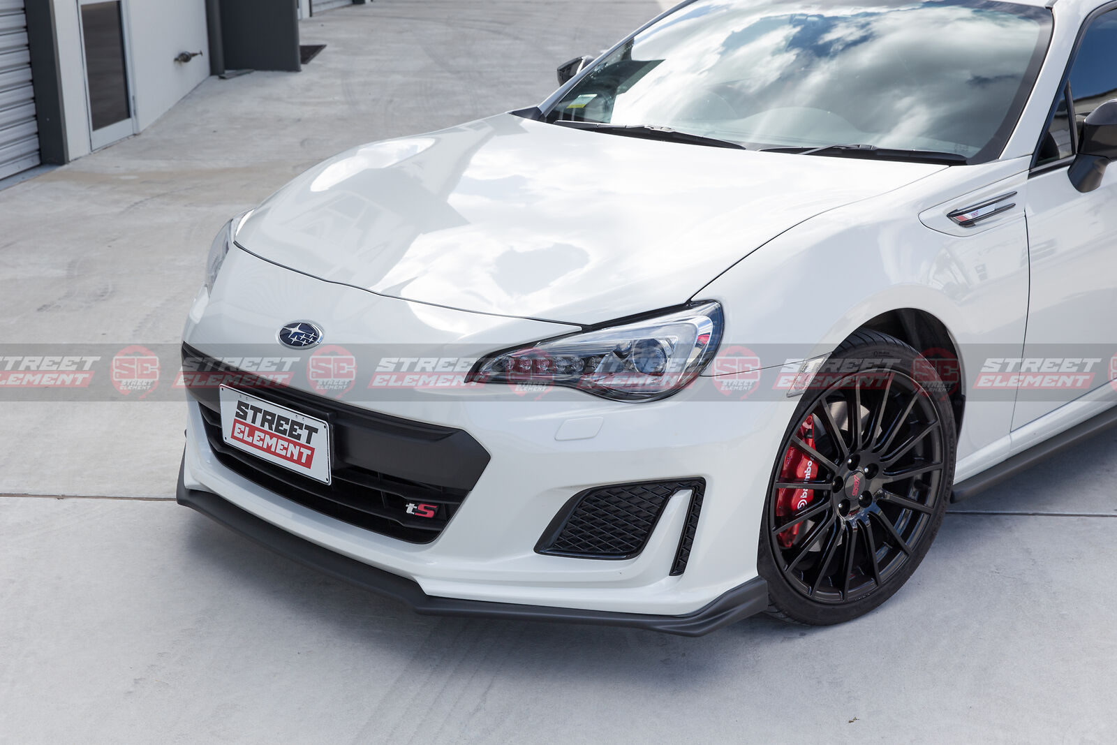 STI S PACK Style PU Front Bumper Lip For MY17-20 Subaru BRZ Late