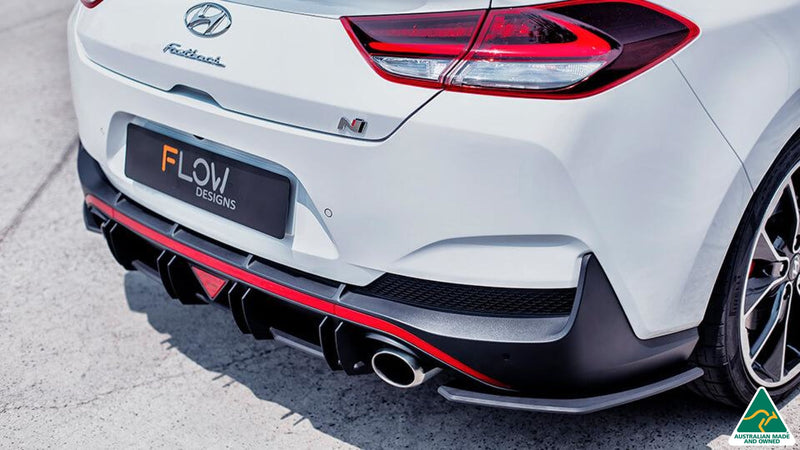 White Hyundai i30N Fastback Rear Pods/Spats