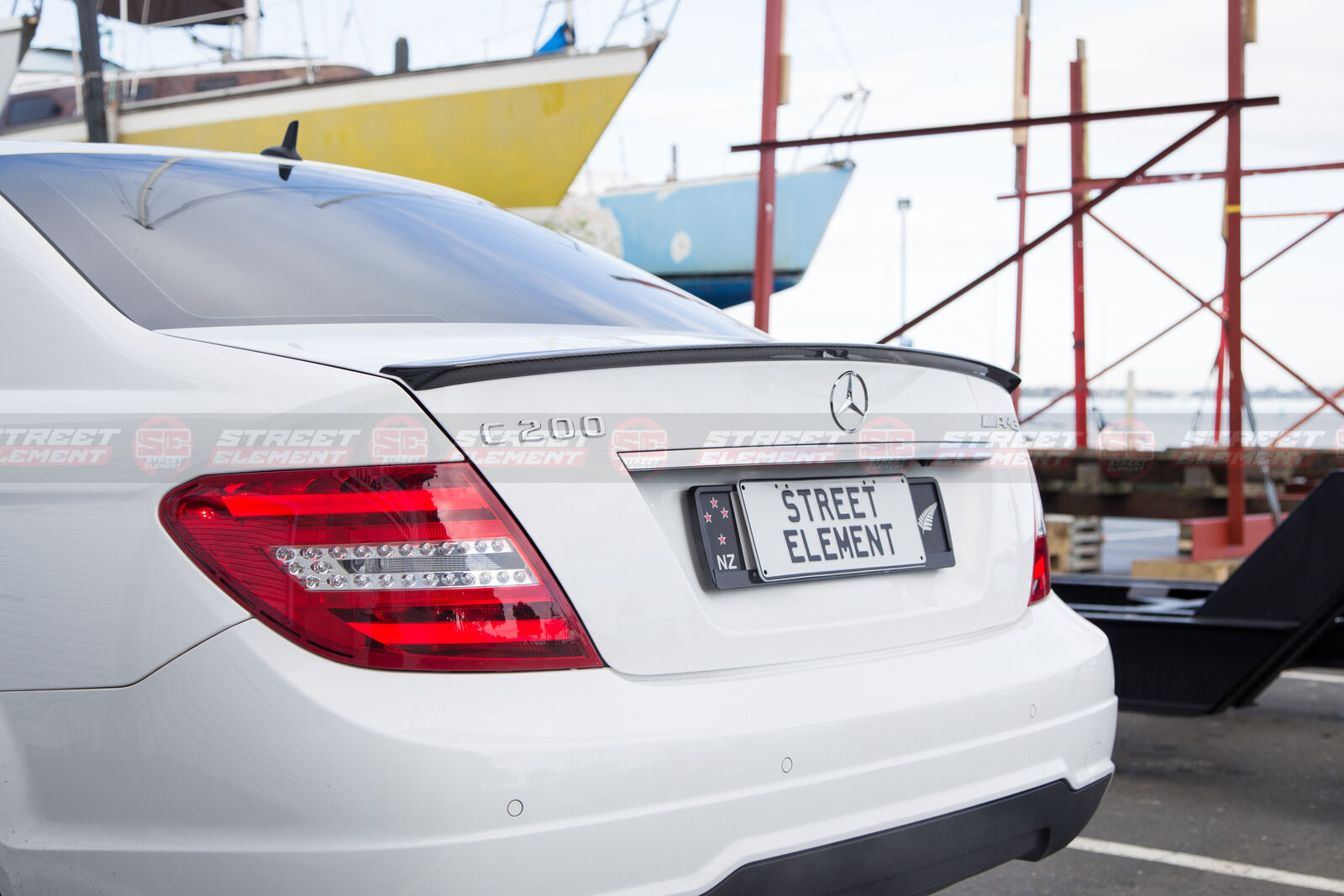 AMG Style ABS Trunk Spoiler For MY11-15 Mercedes-Benz C204 C-Class Coupe