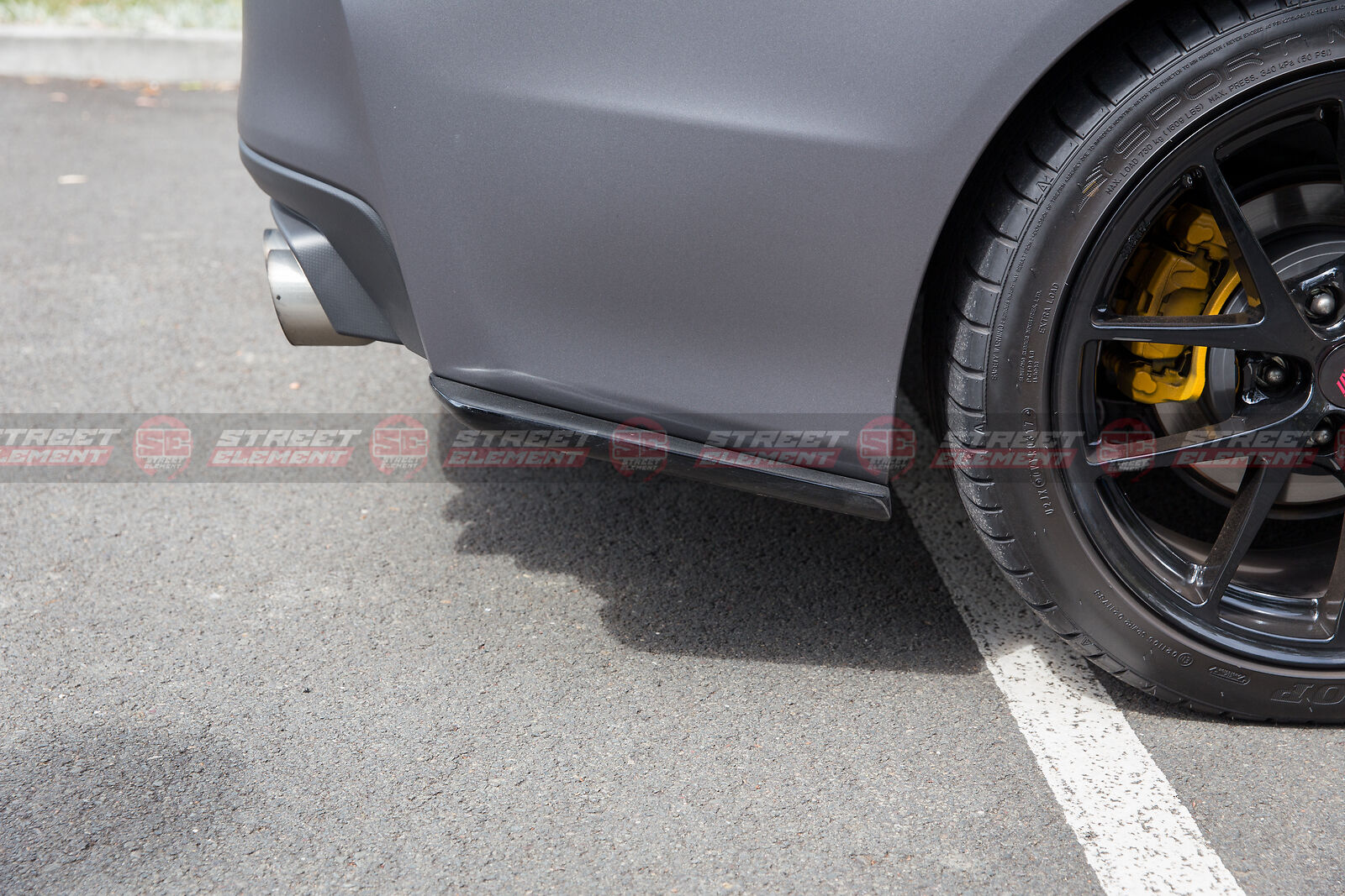 CS Type-1 Style PU Rear Bumper Pods For MY15-20 Subaru WRX/STI