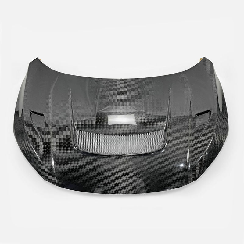 VRS-1 Style Cooling Bonnet/Hood For 2017-2021 Honda Civic 10TH Gen (CARBON FIBRE)