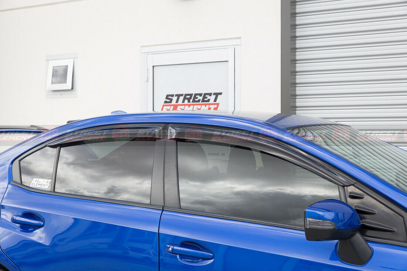 For Subaru WRX/STI 2014-2021 V1 VA Slimline Window Visors/Weathershields (4PCS)