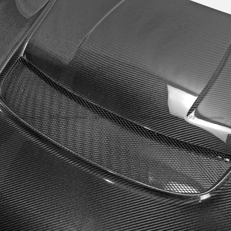 VRS-1 Style Cooling Bonnet/Hood For 2017-2021 Honda Civic 10TH Gen (CARBON FIBRE)