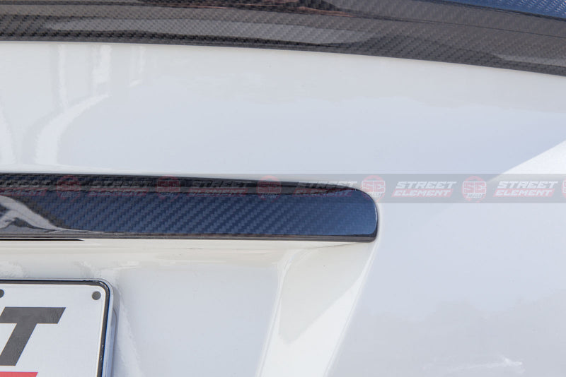 Dry Carbon Fiber Rear Trunk Trim Cover For MY15-20 Subaru WRX Premium / STI (CF)