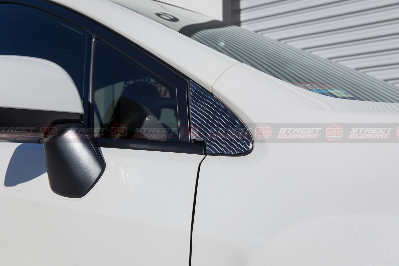 Dry Carbon Fiber Side Pillar Covers (12PCS) For MY14-19 Subaru WRX Premium / STI