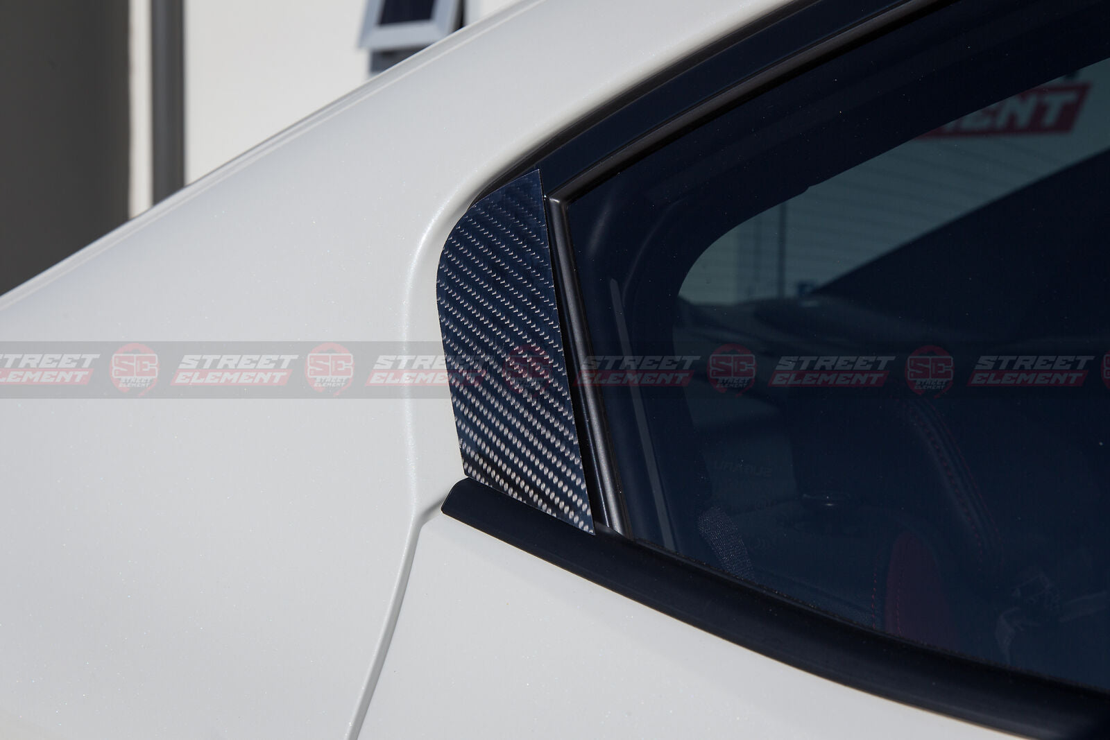 Dry Carbon Fiber Side Pillar Covers (12PCS) For MY14-19 Subaru WRX Premium / STI