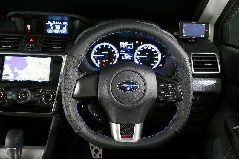 Dry Carbon Steering Wheel Trim Sticker For MY15-20 Subaru WRX/STI Premium (WRX)