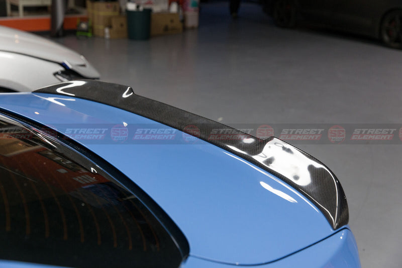 CS Style Carbon Fibre Trunk Spoiler For MY14-18 BMW F82 M4 Coupe (CF)