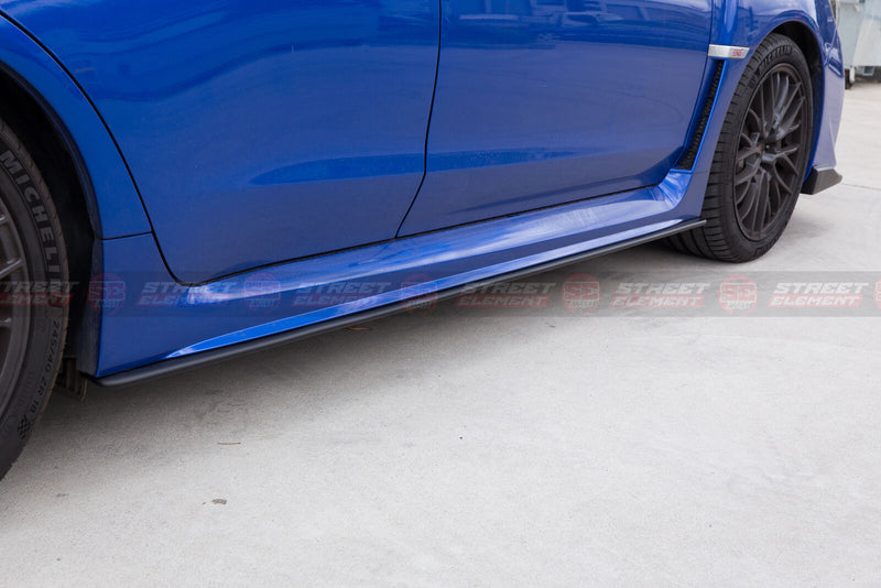 HT Style ABS Side Skirts Extension For MY15-20 Subaru WRX/STI Premium