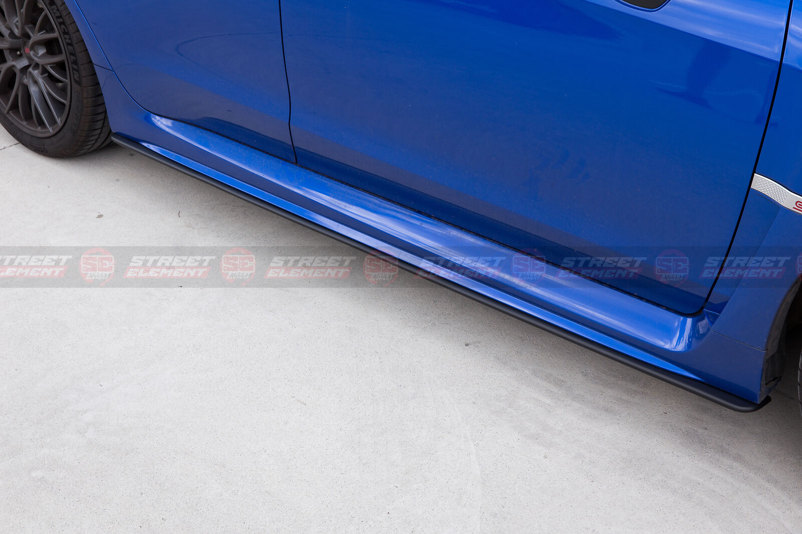 HT Style ABS Side Skirts Extension For MY15-20 Subaru WRX/STI Premium
